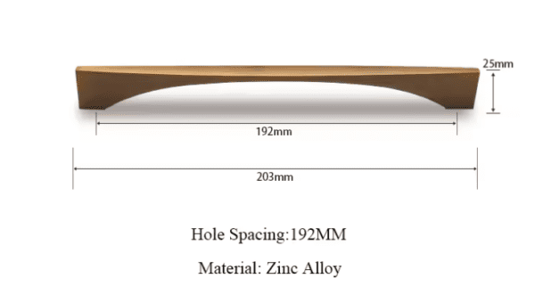 Nordic Classic Drawer Handle Antique Bronze Golden Handle